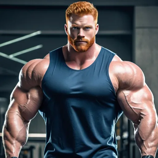 Prompt: Big huge giant strongest muscular mighty invincible super hero gay dream handsome daddy. Strong muscular man with giant size muscle. 100000 inch arm. 200000 inch chest. 800000000 kg. Tall. Big pumped chest, big muscular legs. Very wide shoulders, big round shoulders, strong, masculine, hairy, abs. Handsome, daddy, ginger. Strongest man alive. Chunky. Bulking. Fat. Realistic. Hottest man alive.