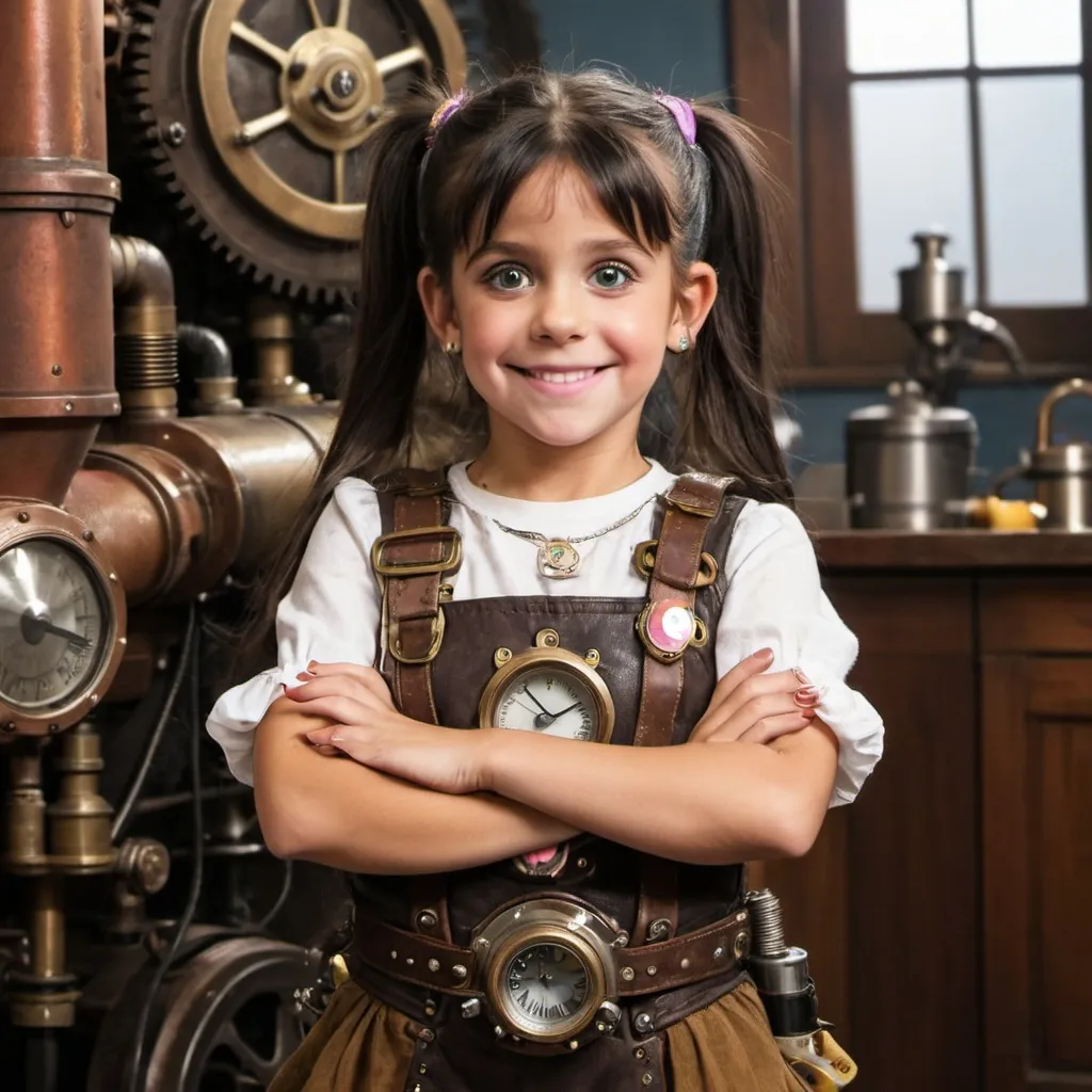 Prompt: steam punky brewster