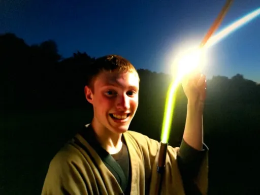 Prompt: A picture of my son as a jedi