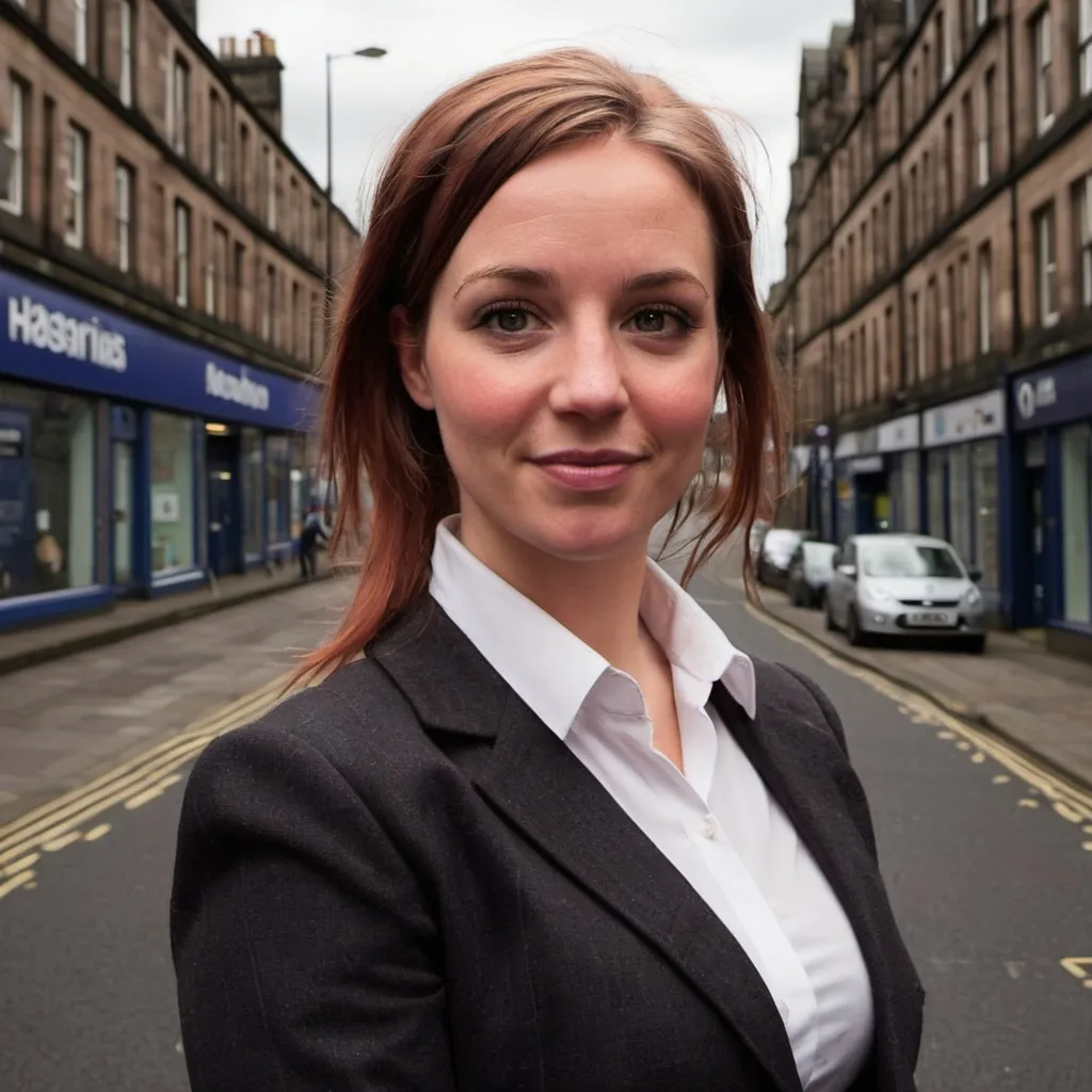 Prompt: Rosie is a 32-year old professional working in the advertising industry in the city of Glasgow.