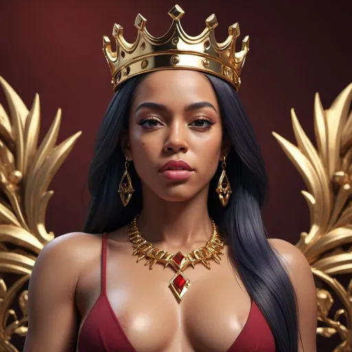 Prompt: Rich colors,intense sharp,8K.3d render.masterpiece, perfect anatomy, 32k UHD resolution, best quality, highly details, realistic photo, professional photography,
emblem, aaliyah, crown.