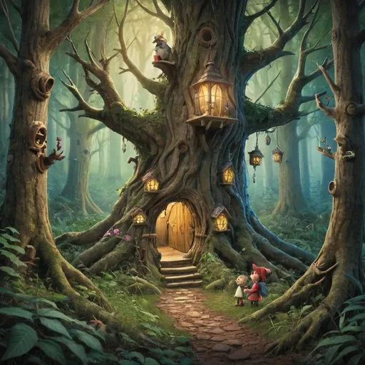Prompt: The Enchanted Quest of the Whispering Woods"
