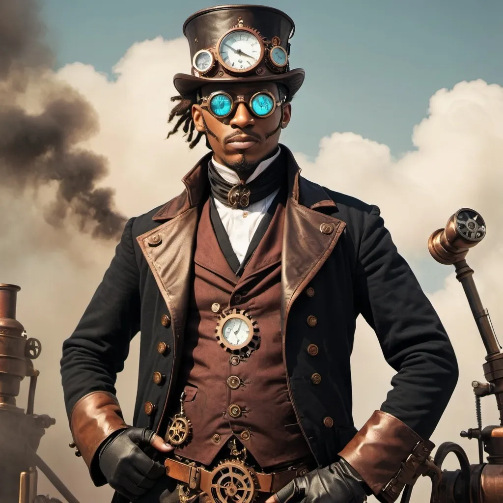 Prompt: a steampunk revolutionary