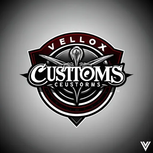 Prompt: Make a logo and covert art for a brand named “Velox Customs” that is for customizing cars