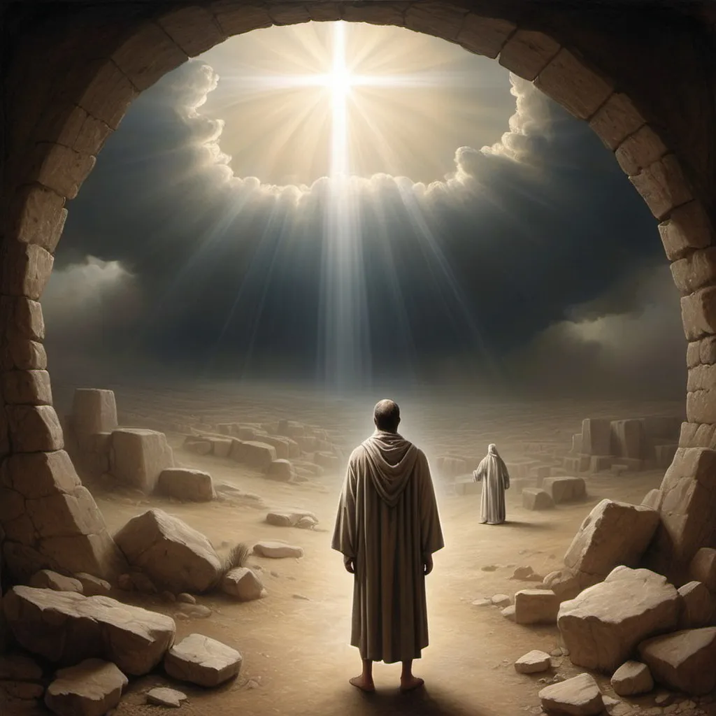 Prompt: So Jacob called the place Peniel, saying, 'It is because I saw God face to face, and yet my life was spared.'

Genesis 32:30