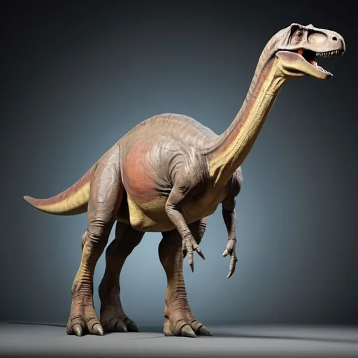 Prompt: Full body , high quality, Brachiosaurus Body With the head of a parasaurolophus