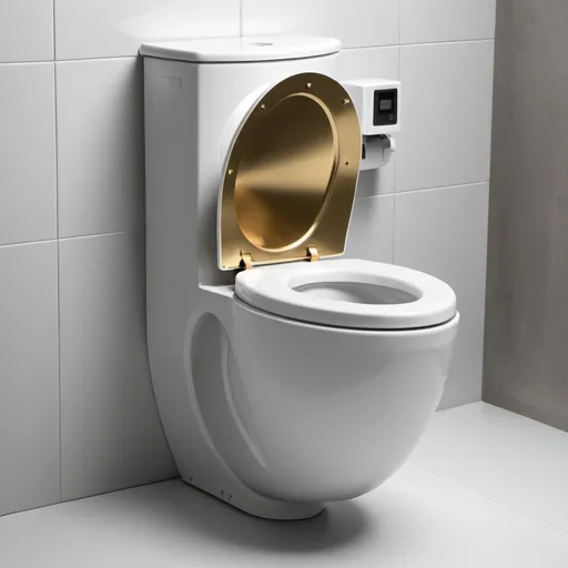 Prompt: Name of Prototype.. automatic toilet....
Properties of the workpiece
-the toilet can check about anomaly.
-When the toilet is clogged, the relevant agency can be called to come fix it immediately and the lid will be closed so that it cannot be used to prevent foreign objects from coming out.

Design concept
..the tiolet can resolute ploblem in
rest room.
Materials
-ceramic
-gold
-iron
Electrical and electronic mechanisms
-sensor
-circuit board