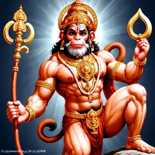 Prompt: Lord Hanuman 