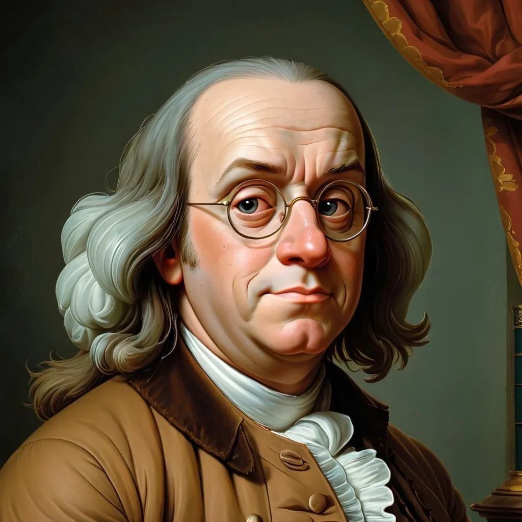 Prompt: Benjamin franklin