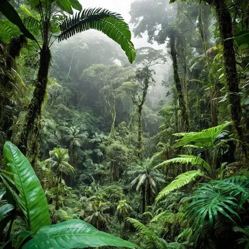 Prompt: Beautiful picture of the rainforest