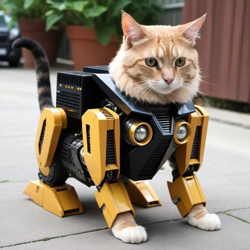 Prompt: cat transformer