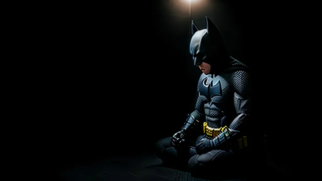 Prompt: Batman praying
