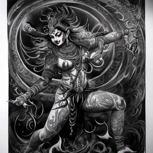 Art Immortal Tattoo : Tattoos : Portrait : Kali Goddess