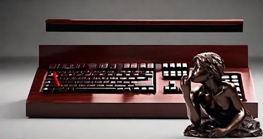 Prompt: Rodin style girl, realistic, expressive, textured, bronze. The video opens with meticulous attention to detail, employing high-definition RED cameras to capture the scene with stunning realism. The central positioning of the cameras ensures that the object formed— the dark mahogany wood keyboard adorned with vibrant artificial roses and the softly lit portrait of a child—appears almost identical to a real-life funeral memorial. Every aspect of the scene, from the texture of the wood to the delicate lighting, is crafted with care to maintain a high level of authenticity, immersing the viewer in an experience that feels remarkably lifelike.

As the cameras transition into panoramic views and elevate above the object, the commitment to realism remains paramount. Each movement is carefully orchestrated to emulate the fluidity and perspective of a genuine film recording, allowing the audience to connect with the scene on a visceral level. Despite the artistic interpretation, the video maintains a sense of fidelity to reality, ensuring that every detail resonates with authenticity.

Through the masterful use of cinematography and meticulous attention to detail, the video achieves a level of realism that blurs the line between fiction and reality. The result is a captivating and immersive experience that invites the viewer to participate in the solemnity and reverence of the funeral memorial, evoking genuine emotions and contemplation.