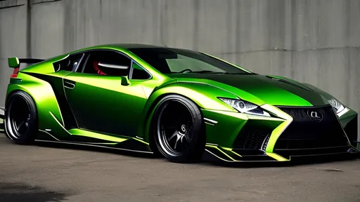 Prompt: Tuned Lexus mixed with Lamborghini, detailed