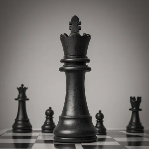 Prompt: Just the piece king in chess without him being great create the image of just a piece . Just the piece king nothing else no humans or anything just the piece make it so simple just one piece should be on the image 