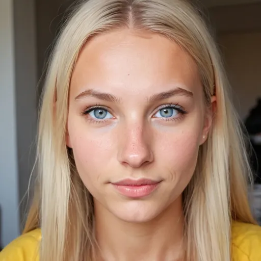 Prompt: Beautiful Swedish girl with small nose