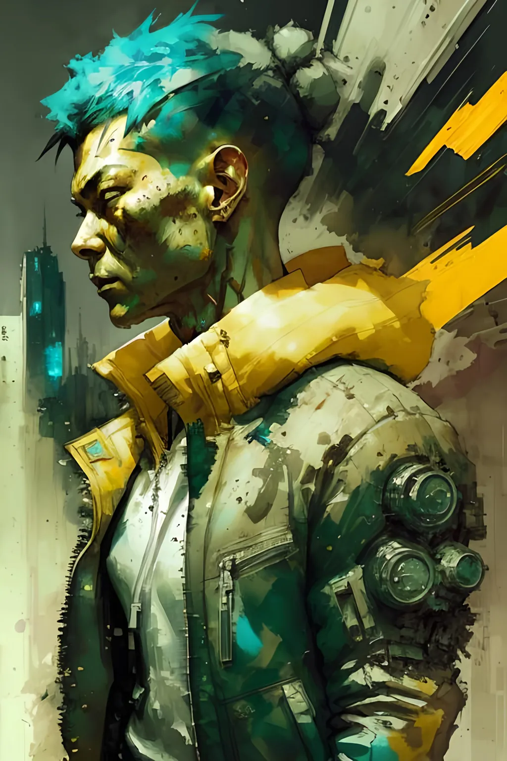 Prompt: cyberpunk city in the stars :: Core :: Lightning :: Kaleidoscope :: Masterpiece :: biomechanical :: muted brush stroke :: by Ruan Jia, by Travis Charest, by Yoji Shinkawa :: elaborate :: intricate :: hyper detailed :: 8k resolution :: a masterpiece :: concept art :: dynamic lighting :: Splash screen art :: deep colors 