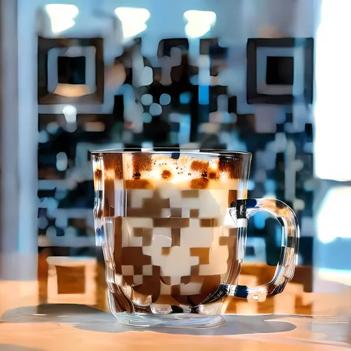 Prompt: beautiful clear cappuccino