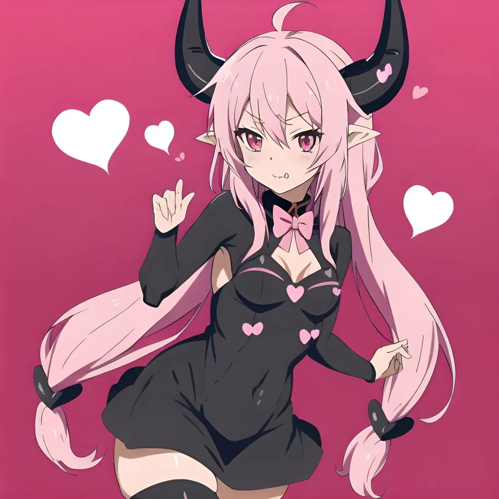 horned anime girl by ElderWoodJesus on DeviantArt