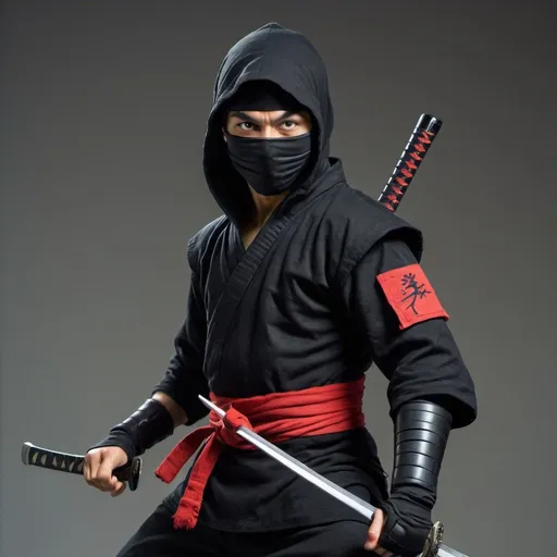 Prompt: A ninja