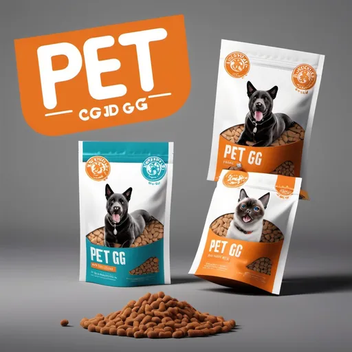 Prompt: Imagine you are launching a new pet food brand. You have years of building pet food as a supplier but now you have decided to bring that to life as a brand of your own. Your brand caters to food for both dogs and cats. The name of the band is 'Pet G'. Please design logo variations for it 