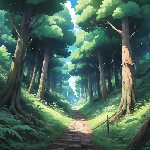Prompt: Anime forest