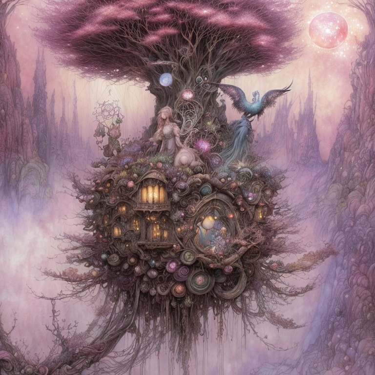 Prompt: Radagast the Brown in an illustration by Yoshitaka Amano, Daniel Merriam, fantasy art, yukito kishiro, a detailed painting, The Art of Yoshitaka Amano