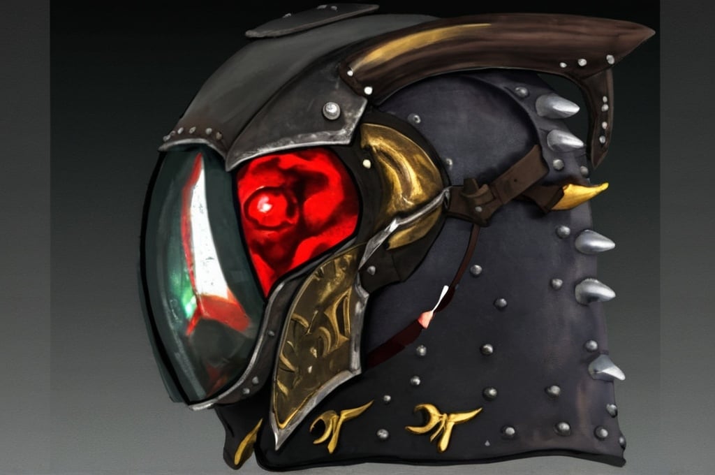 Prompt: Realistic, Helm of Chatzuk