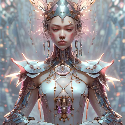 Prompt: Capture the spear knightess inspired By kentaro miura with the essence of resilience and pride in a ohwxl style Cyborg, robotic angry blushed goddess, donned in a Vintage transparent gown and a translucent luminous eerie crown and spear, She sits with a slight slouch yet exudes a powerful gaze, her profile revealing the strength of her spirit. With Large bubbly translucent dark-red large shoulder armor, Her sun-kissed skin tells the story of a life lived in the rugged wilderness. In a monochromatic, vintage frame, let the faded crown stand out as a symbol of enduring eerie Game of Thrones flair amidst changing times. Sideview Profil Vintage Photo By Carl moon, Closeup Profile, moody, western, amerikana, freckled Navajo girl, dirt, dust, dusk, gravel, Large outworn Cowboy hat, bleaked vibrant Red old linen scarf, gritty, atmospheric haze, shrouded DARK Background, Film grain, cinematic film still, shallow depth of field, highly detailed, high budget, cinemascope, moody, epic, OverallDetail, gorgeous, 2000s vintage RAW photo, photorealistic, candid camera, color graded cinematic, eye catchlights, atmospheric lighting, skin pores, imperfections, natural <mymodel>
