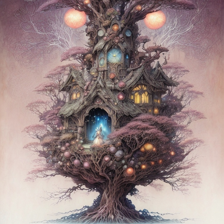 Prompt: Radagast the Brown in an illustration by Yoshitaka Amano, Daniel Merriam, fantasy art, yukito kishiro, a detailed painting, The Art of Yoshitaka Amano