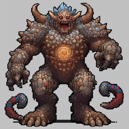 Prompt: <mymodel> 16-bit pixelated jrpg style enemy monster