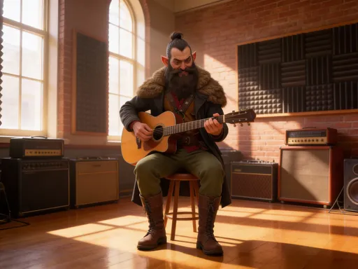 Prompt: @nXckDl4jlnoS63t64APn Is playing a guitar