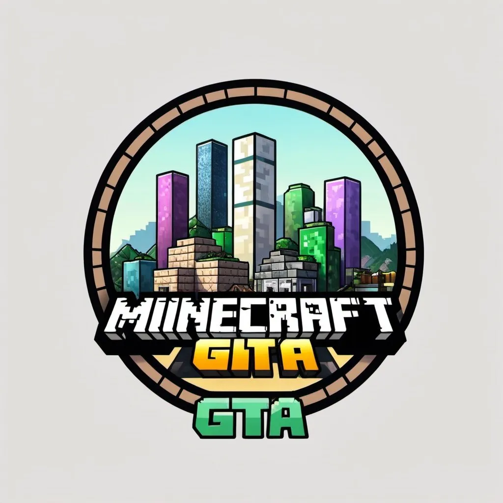 minecraft gta logo