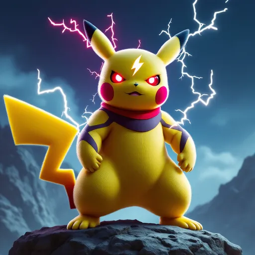 Prompt: Mega pikachu