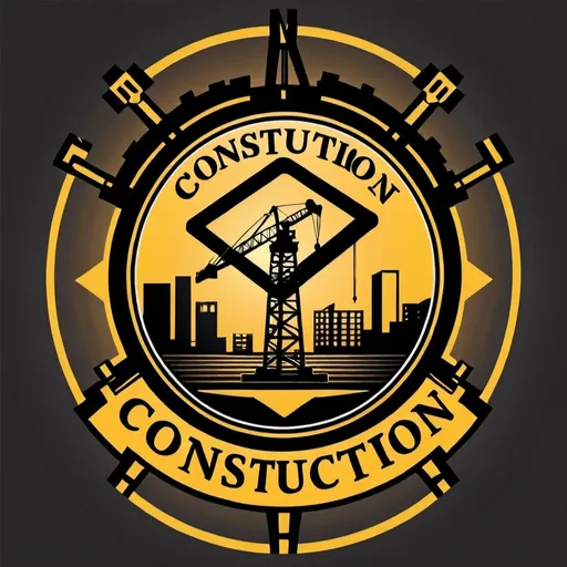 Prompt: Construction logo