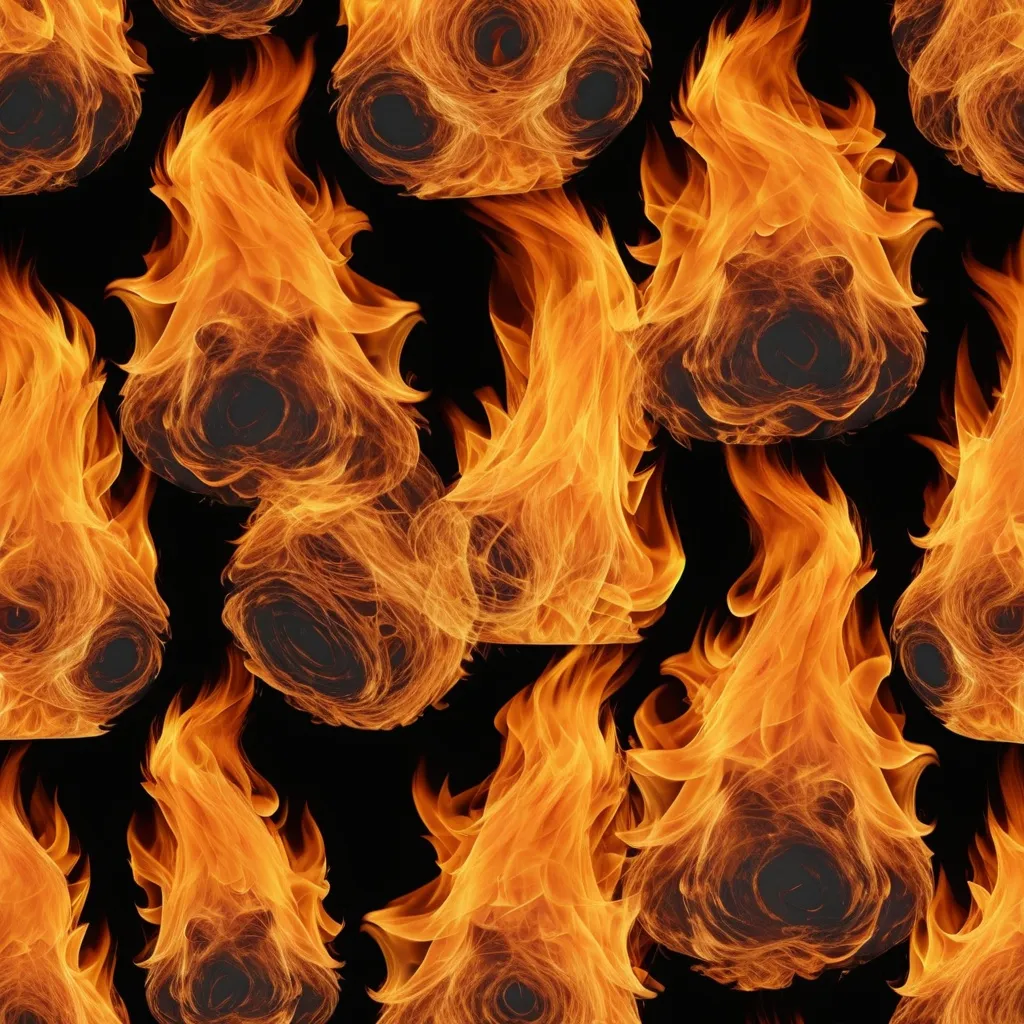 Prompt: a fire seamless texture, high resolution