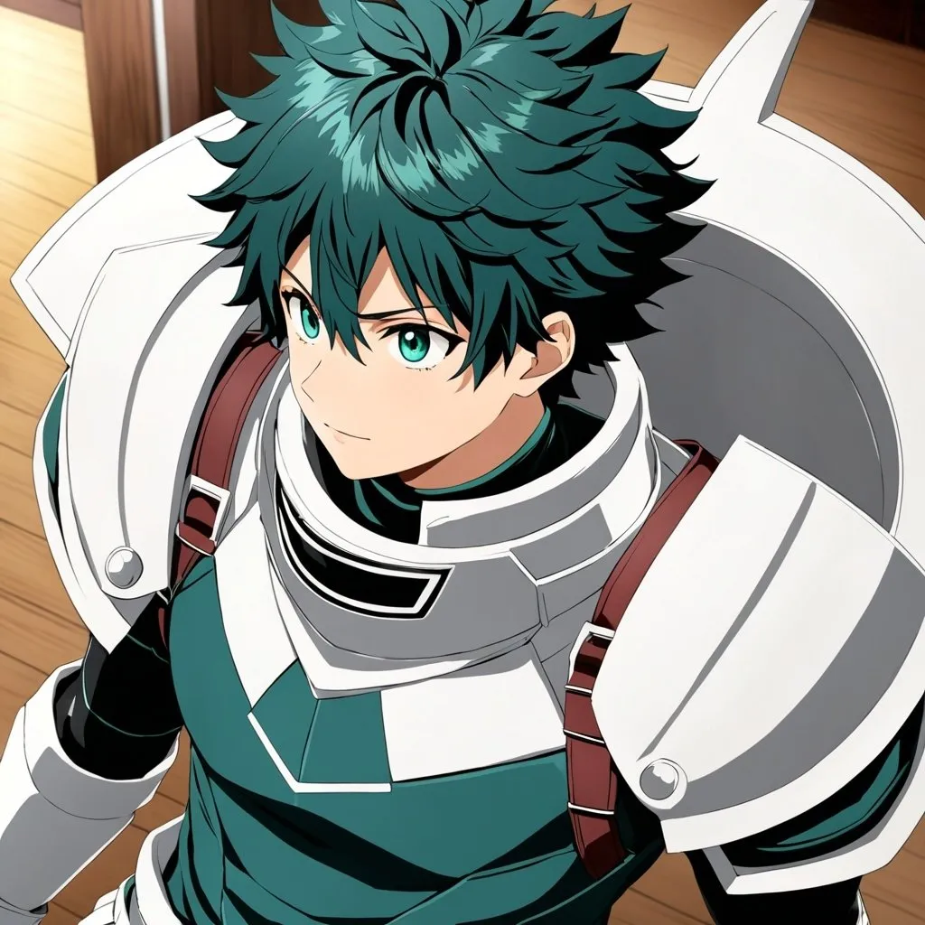 Prompt: Izuku Mdoriya full cowling 100% all for one