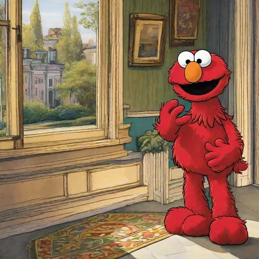 Prompt: Elmo