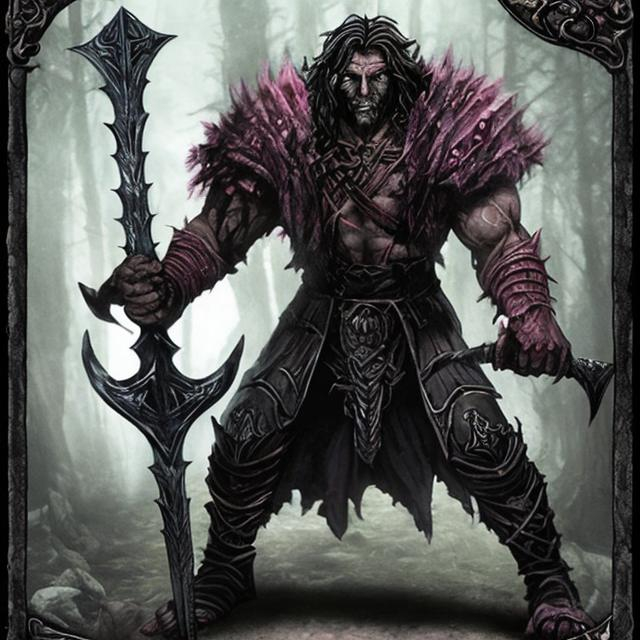 Prompt: The Bloodbane Berserker, When he was a child he lived in a secret nation of great mages and warriors and learned with them. His master put all their effort in him because they were thinking that he was the chosen one. He became the best of his nation and was sent to save Narnia words. He then created the stone table and a group around it with all the chefs of each region. Each chef wanted to keep the table for himself and became at war with everybody else. Sangroth tries to stop them but they decide to  give him a curse that makes him immortal and suffer for eternity. He decides to change name to the Bloodbane Berserker so he can return to Narnia and kill the people who curse him and destroy the stone table.
