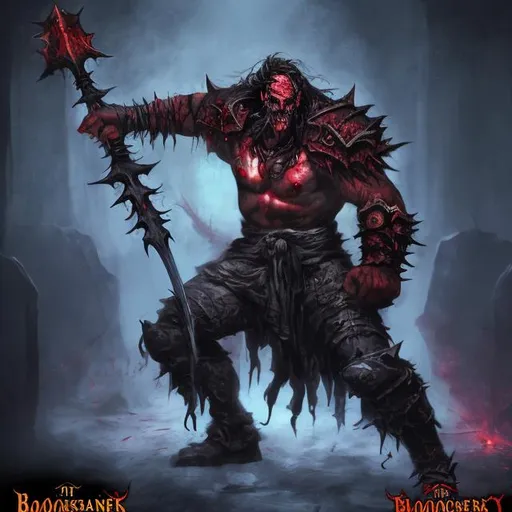 Prompt: The Bloodbane Berserker 