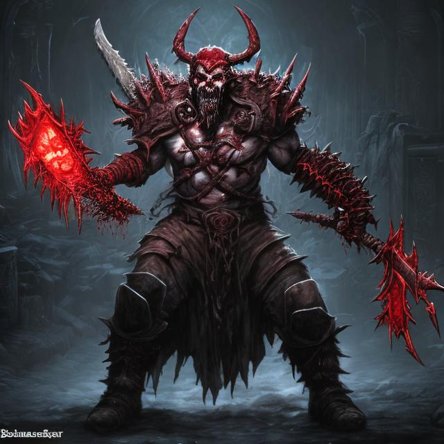 Prompt: The Bloodbane Berserker 