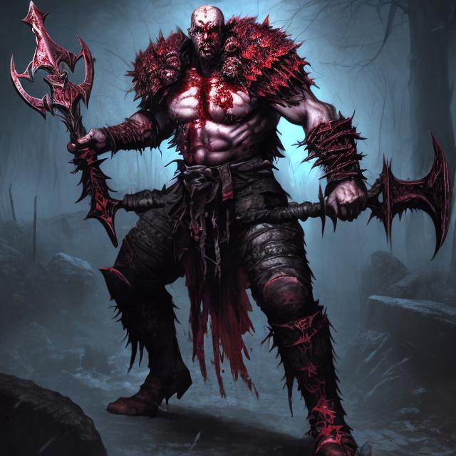 Prompt: The Bloodbane Berserker 