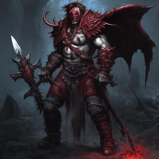 Prompt: The Bloodbane Berserker 