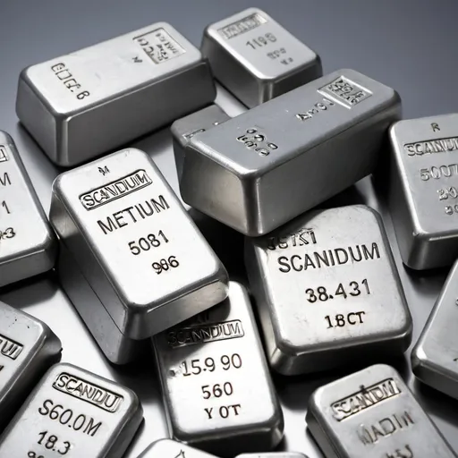 Prompt: Scandium metal