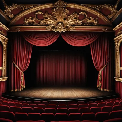 Prompt: I need a Theater stage