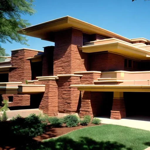 Prompt: Frank Lloyd Wright architecture 