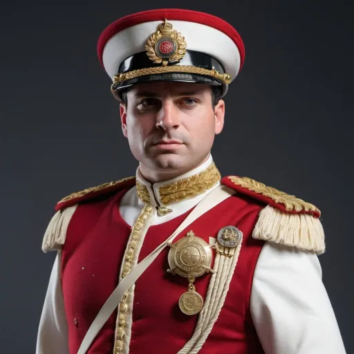 Prompt: royal roman officer modern day