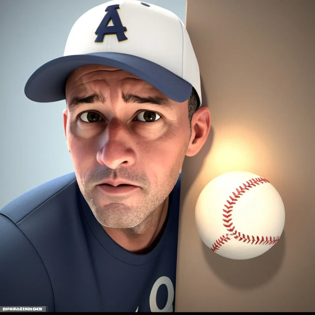 Prompt: Disney pixar character, 3d render style, cinematic colors,men 40 old year,with baseball hat.