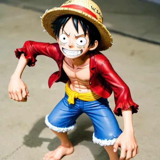 Prompt: Luffy from one piece